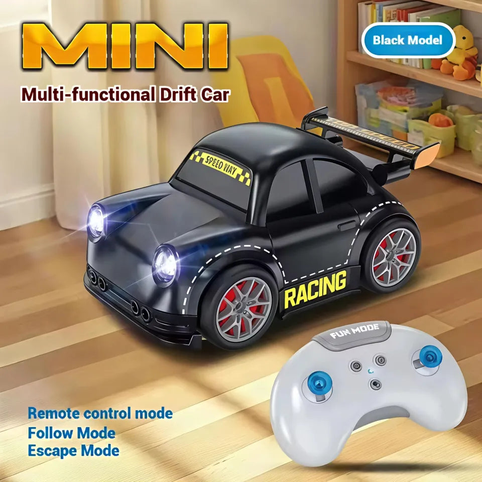 Dream Racing Mini Rechargeable Drift Car (B322) – 2.4GHz RC with Follow Me, Escape Mode & LED Lights