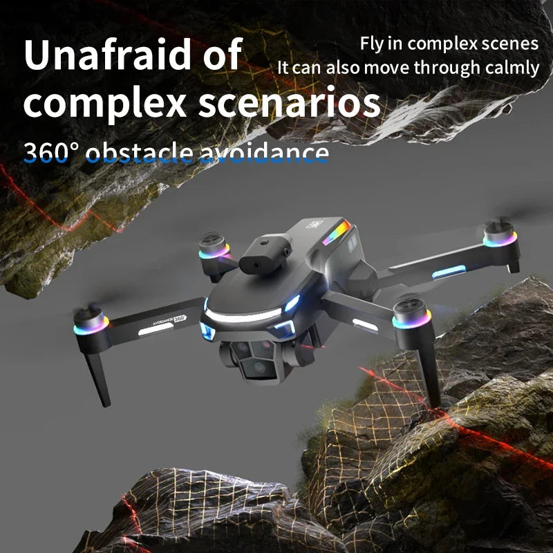 H20 Drone 8K Professional Camera GPS - 4K HD Dual-Camera Obstacle Avoidance Quadcopter 35min Flight