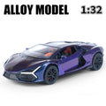 Lamborghini Revuelto Die Cast Model Car - V12 Hybrid Supercar Toy