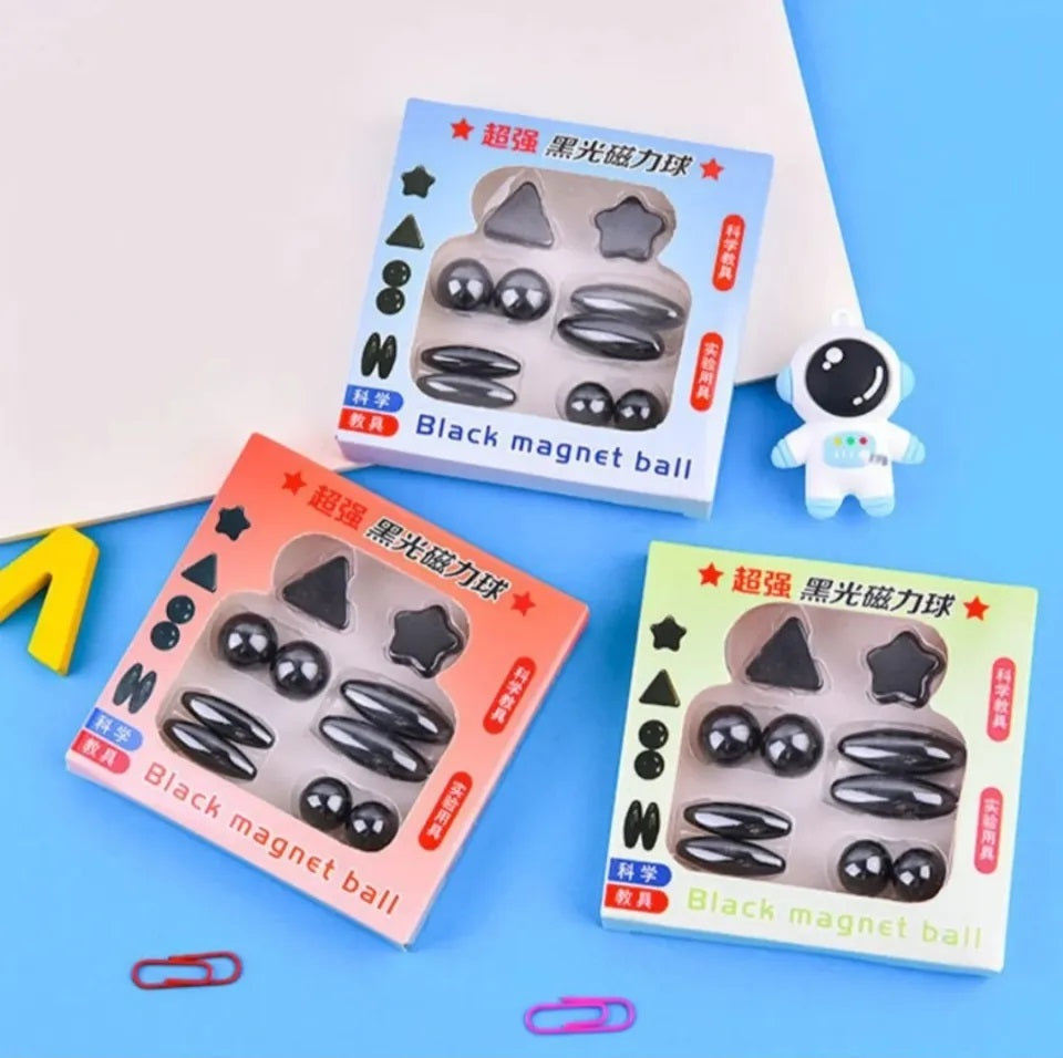 Magnetic Stones STEM Set for Kids – 10-Piece Polished Shape Collection