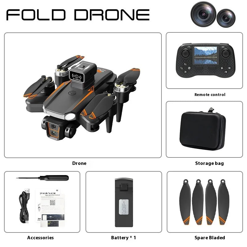 JS26H Intelligent Aerial Drone - 1500m Range, 25 Min Flight, Brushless Motor & Obstacle Avoidance