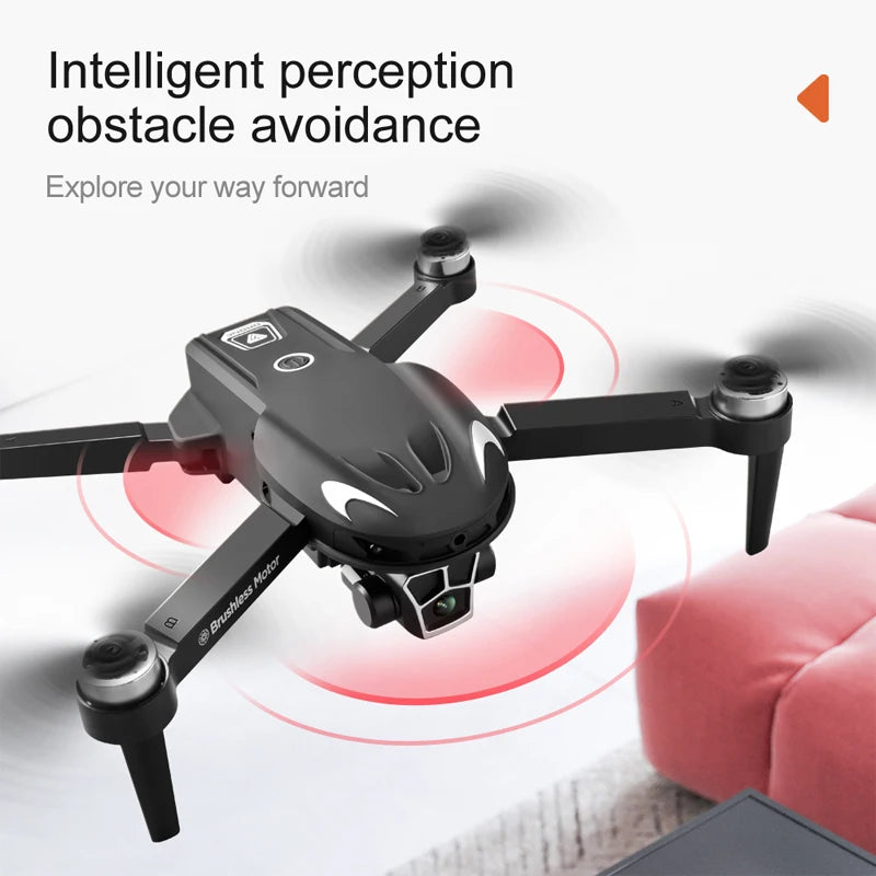 V166 Foldable Mini RC Drone with 8K HD Camera - 18 Min Flight Time, Obstacle Avoidance, Indoor/Outdoor Quadcopter
