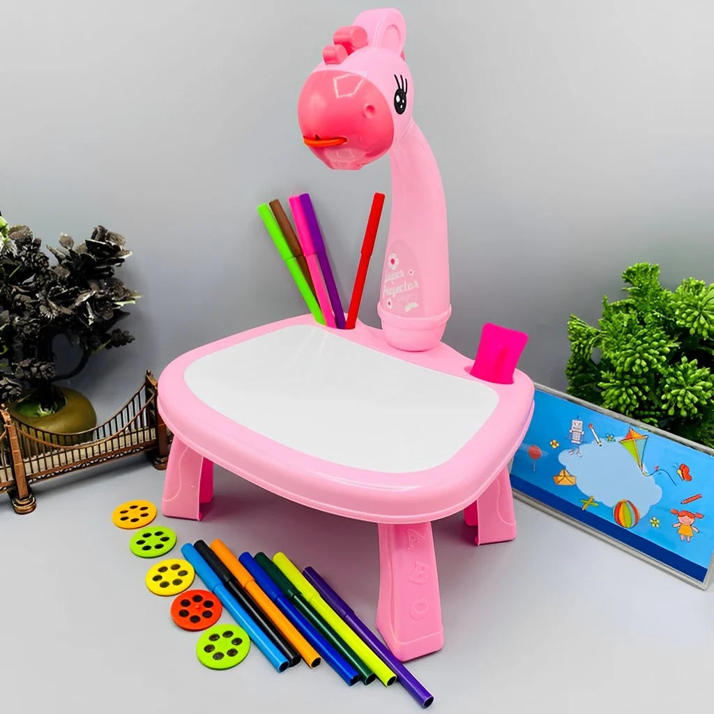 Trace and Draw Projector Painting Preschool Educational Child Learning Desk