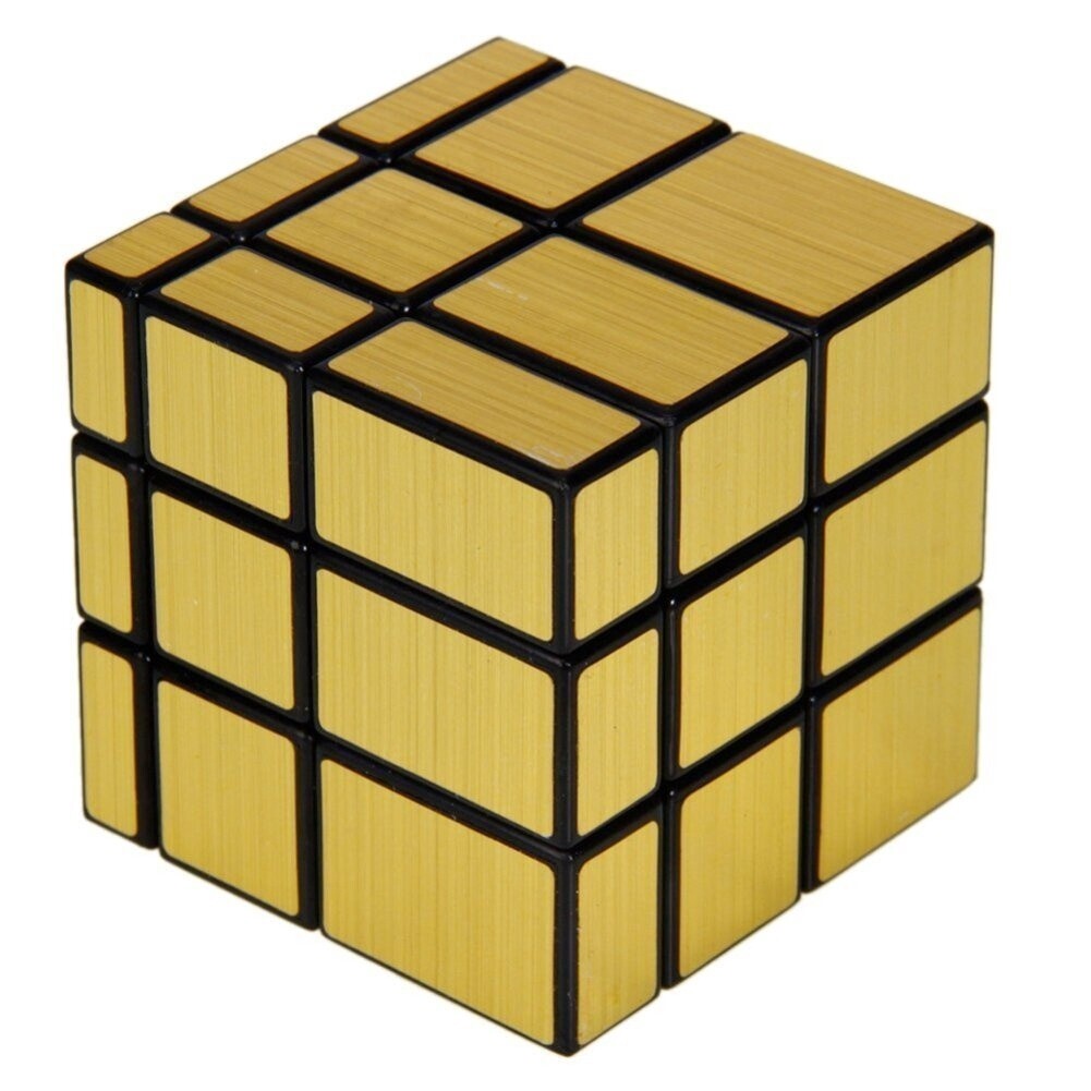 3x3x3 Shape Mod Puzzle Cube – ABS Plastic, Brushed Metal Finish