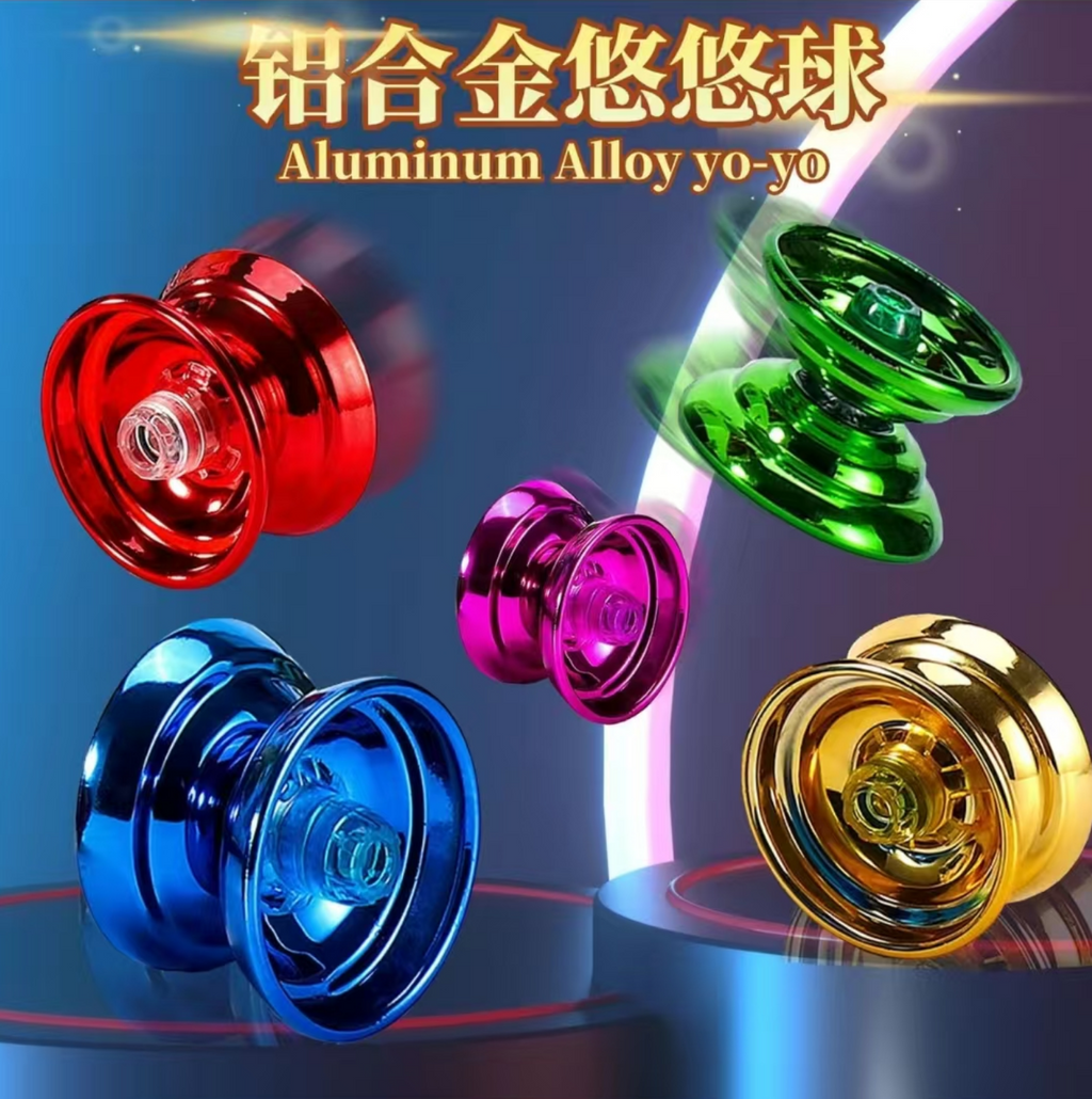 Metallic Butterfly Yo-Yo for Kids – Aluminum Alloy, Multiple Colors