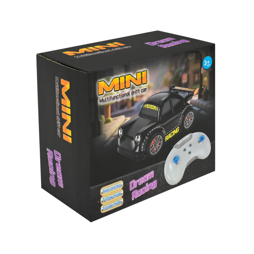 Dream Racing Mini Rechargeable Drift Car (B322) – 2.4GHz RC with Follow Me, Escape Mode & LED Lights