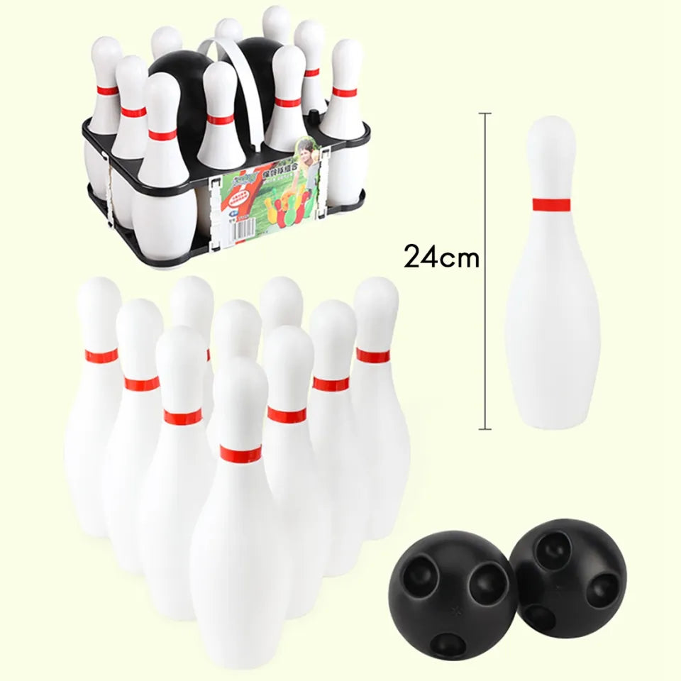Khelaghor Toys Mini Bowling Set – 10 Pins & 2 Balls