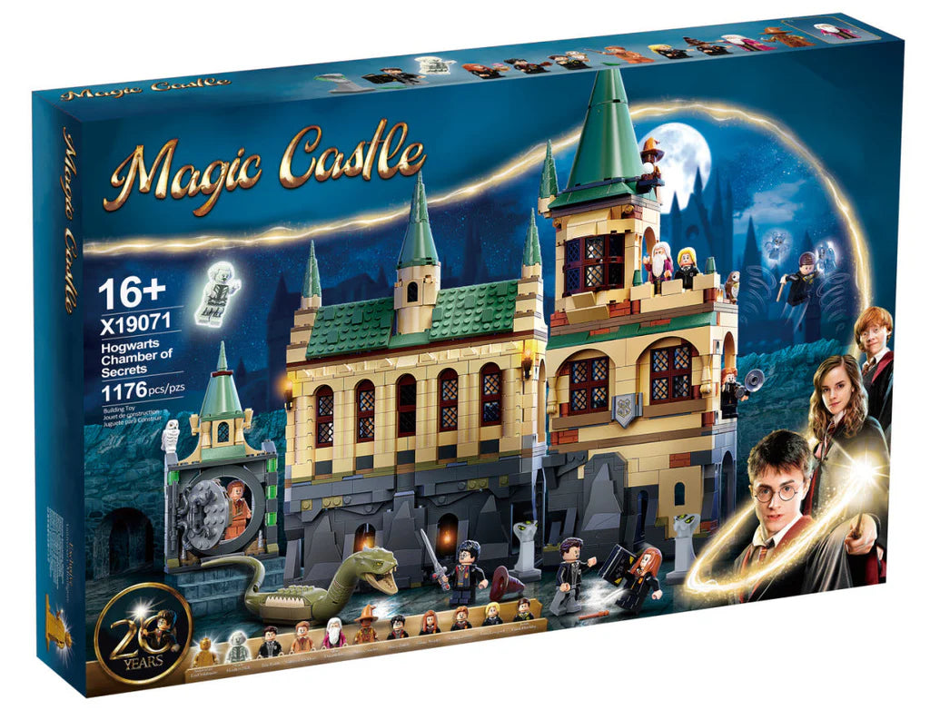 Magic Castle HH6104 Hogwarts Chamber of Secrets Building Set - 1,176 Pieces with Basilisk & Minifigures