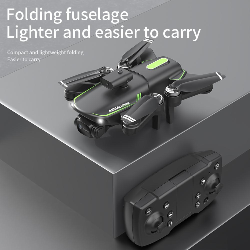 F166 Foldable Drone with 4K Dual Camera - Brushless Motor, 90° Adjustable Lens, 150m Range
