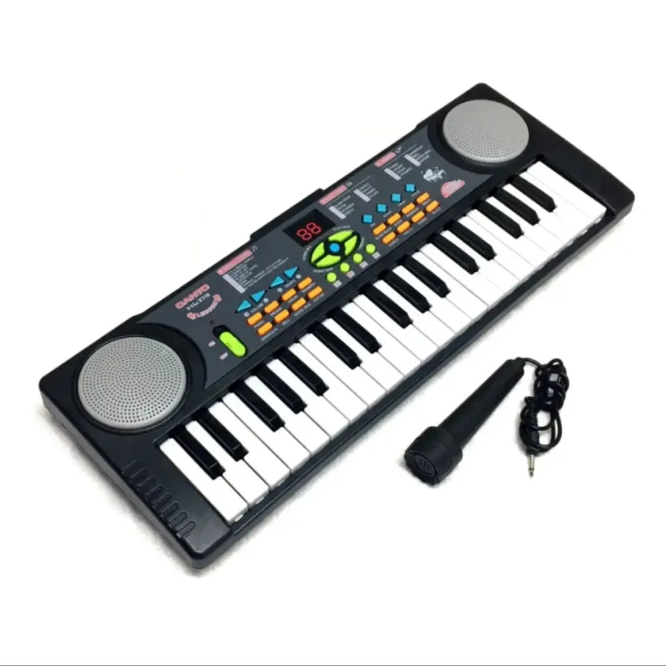 Canto 37-Key Electronic Keyboard Piano with Microphone – Beginner Kids Music Toy