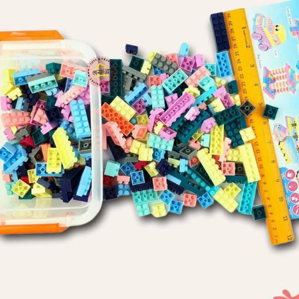 Mini Building Blocks Set 288 Pieces - Educational Construction Toy for Kids 6+