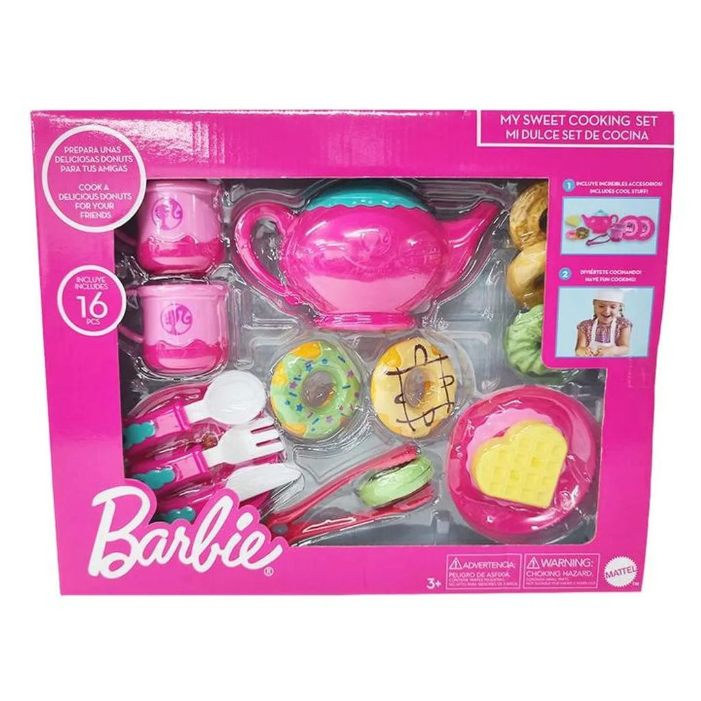 K365 Kitchen Play House Tea Party Set – Teapot, Cups & Toy Food