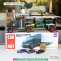 Boley Mighty Truck Carrier Set – Big Rig Hauler with Die-Cast Cars