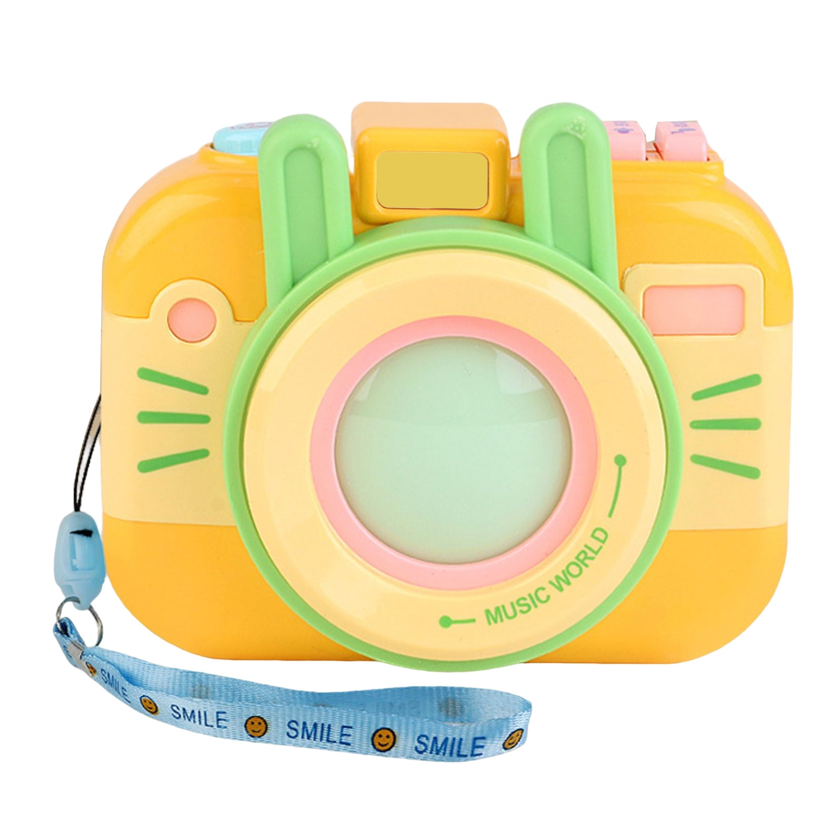 Kids Cartoon Simulation Mini Projection Camera – Musical Light-Up Toy Camera