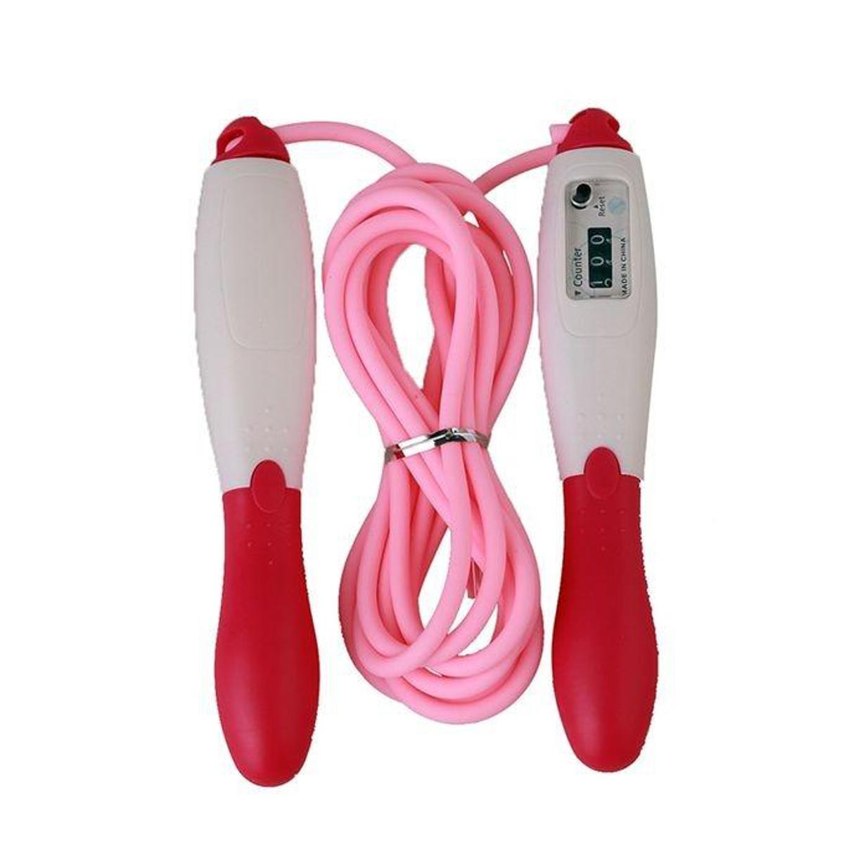 Adjustable Skipping Rope with Counter – 2.8M PVC Jump Rope for Fitness & Cardio