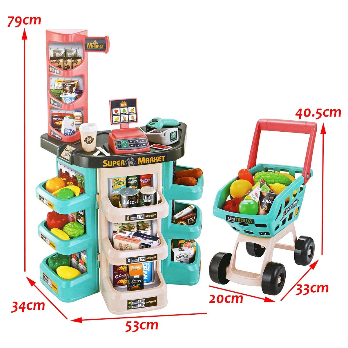 home super market toy set