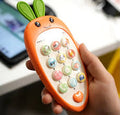 Carrot Musical Mobile Phone Toy for Babies – Lights, Sounds & Silicone Teether