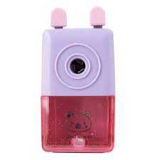 Deli E0642 Rotary Pencil Sharpener - Manual Hand Crank with Auto Feed & Anti-Slip Base