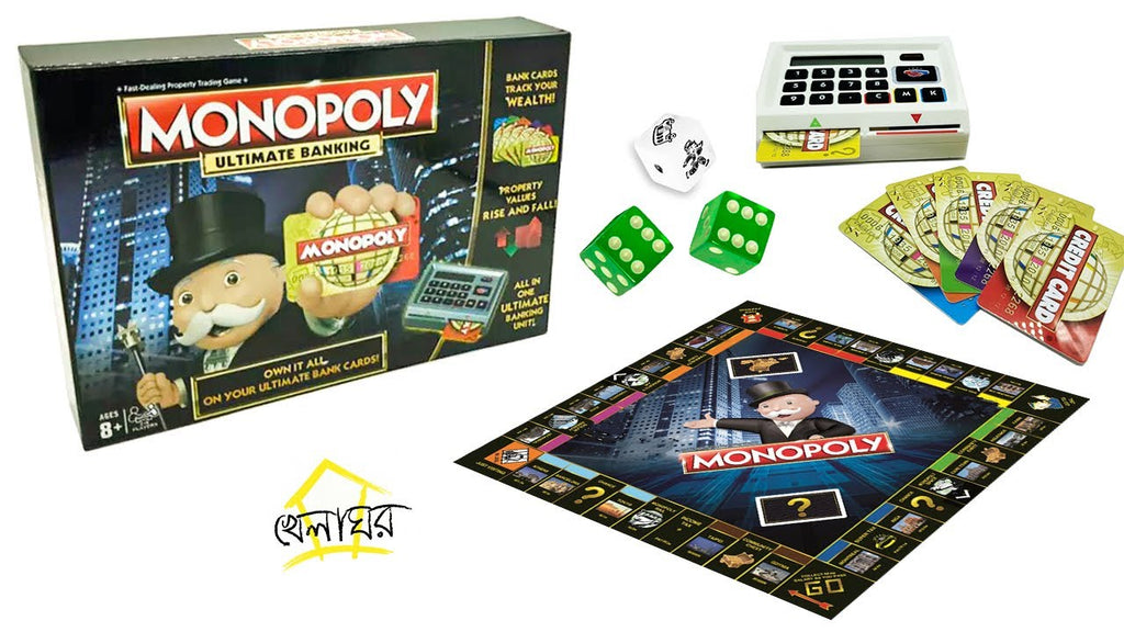 Monopoly Ultimate Banking Edition Board Game – Electronic Banking Unit