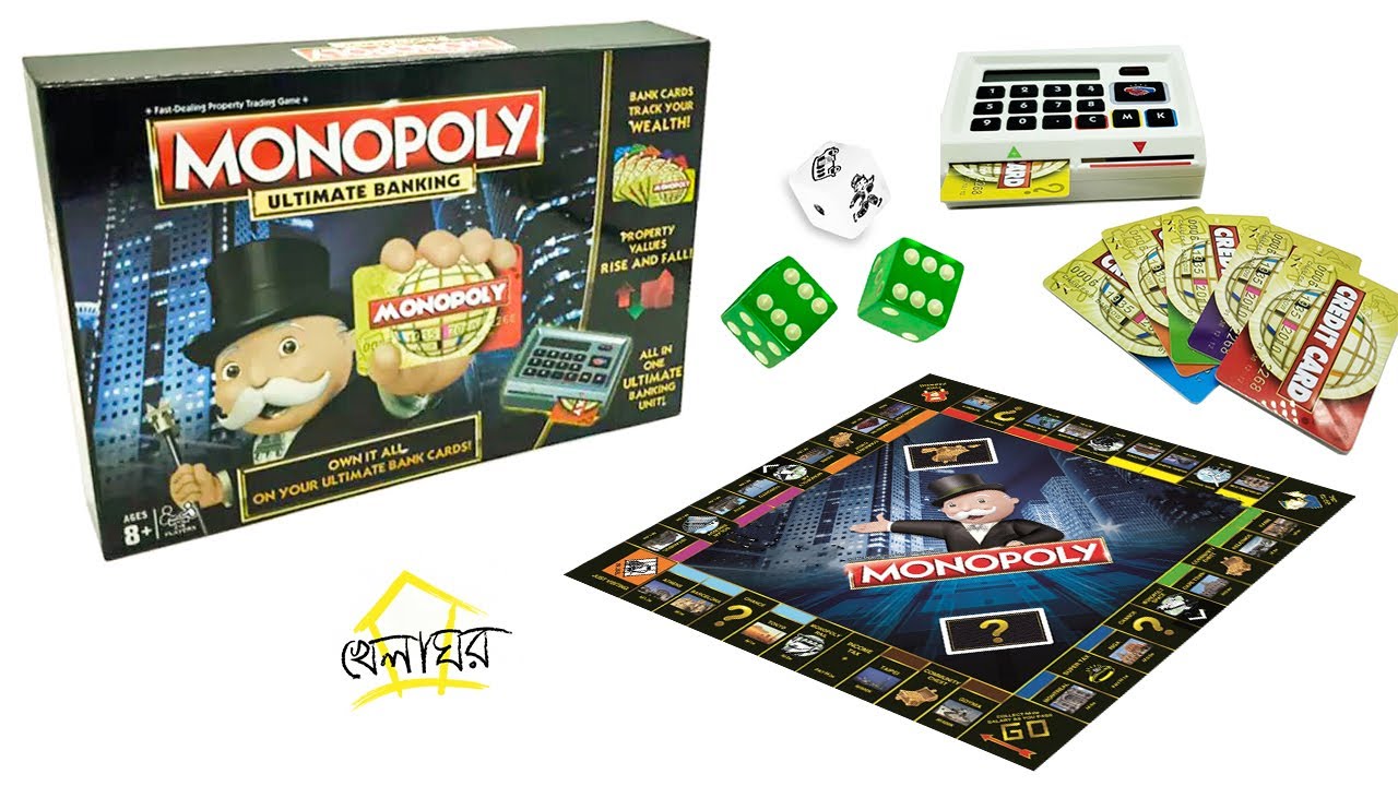 Monopoly Ultimate Banking Edition Board Game – Electronic Banking Unit
