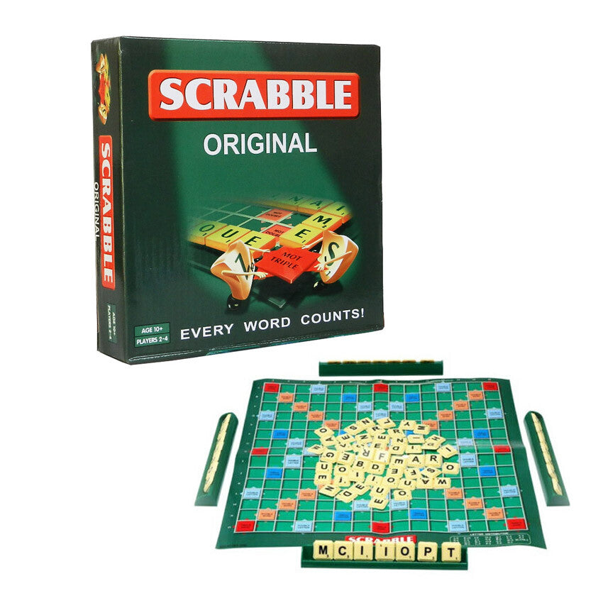 Scrabble Board Game - Classic Word Building Strategy Game for Families
