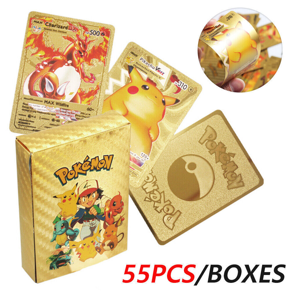 Gold Foil Collector Card Set – 55-Card Deck with Gold Box