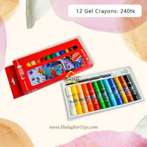 12 Gel Crayons