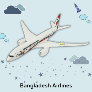 Bangladesh Airlines Diecast Plane