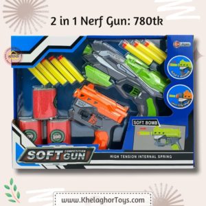 2 in1 Nerf gun