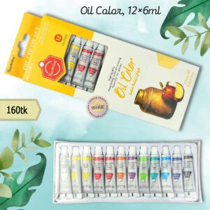 Oil Color 12x6ml Non-Toxic