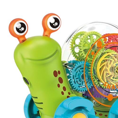 Electric Cartoon Projection Snail Toy Car Music Light Transparent Gear  Snail – KhelaghorToys