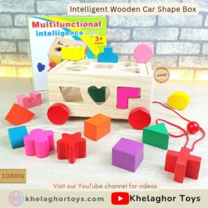 Intelligent Wooden Car Shape Box