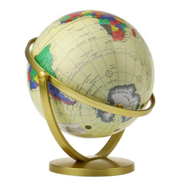 Golden premium 360 degree Earth Globe.