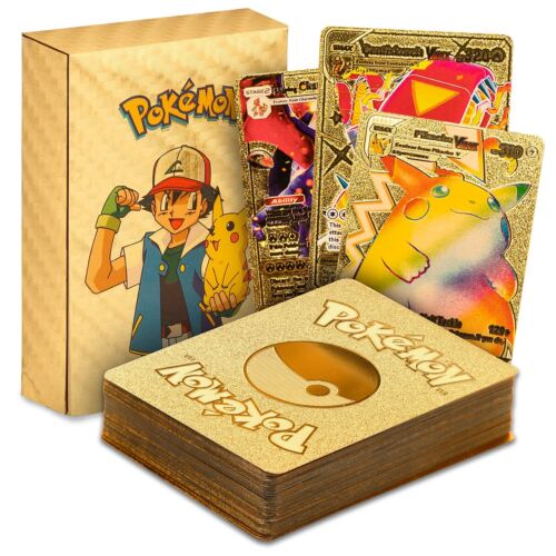 Golden Pokemon Card (T080)