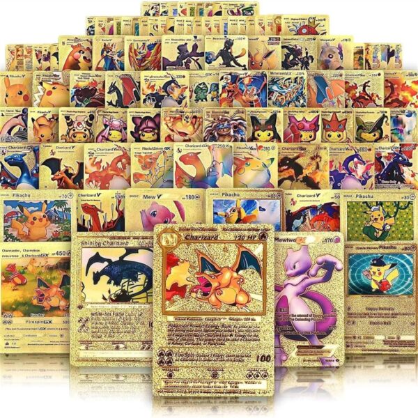 Golden Pokemon Card (T080) - Image 4